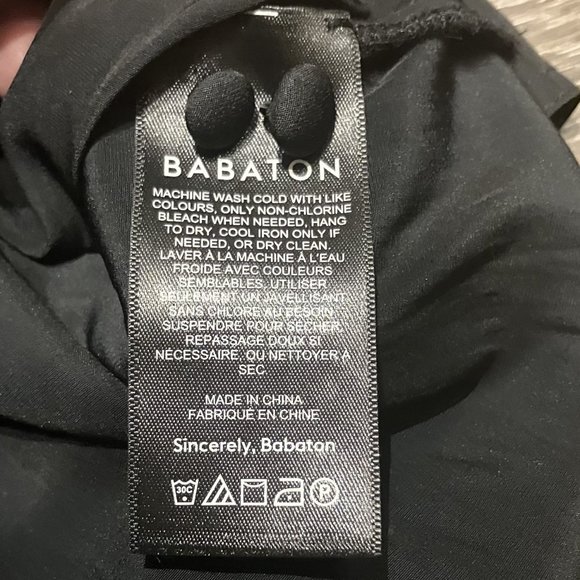 Beautiful Babaton Black Long Blouse - Picture 5 of 6